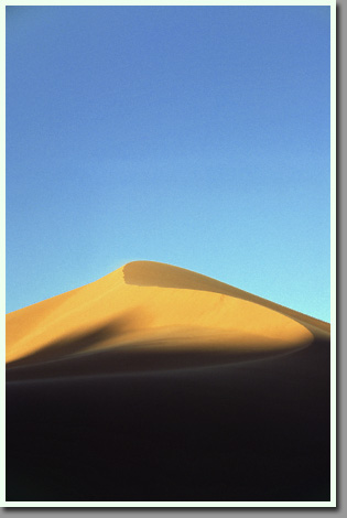 Towering dune at Jebel Bahari