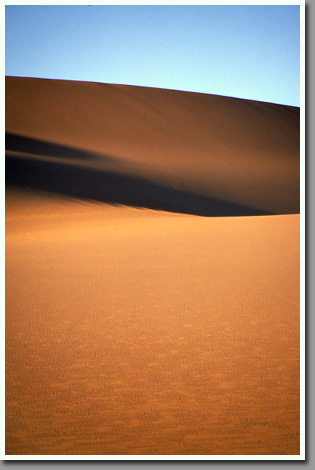 Sand dunes at Jebel Bahari